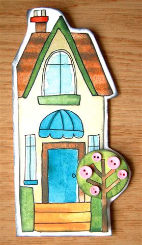 Hybrid House Card