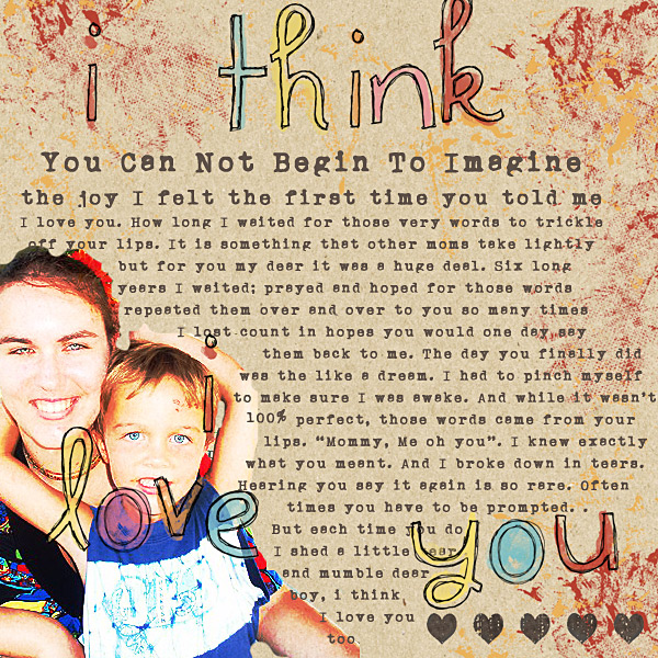 I Think, I love You