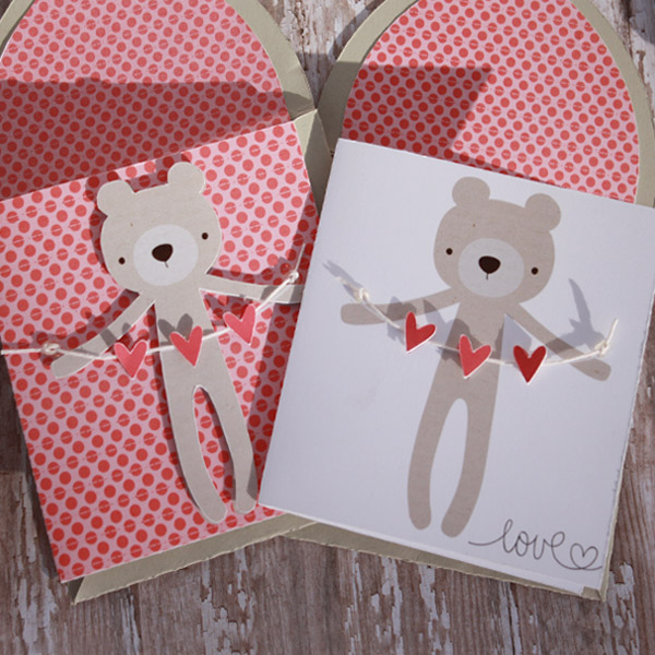 I'll love you cards with matching envies