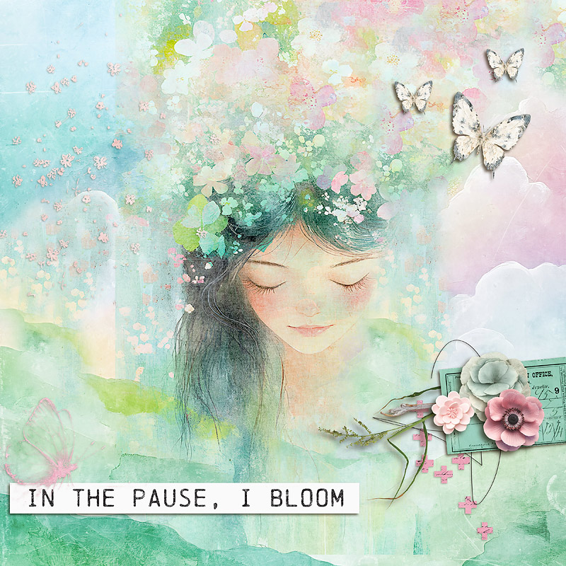 In the pause, I bloom