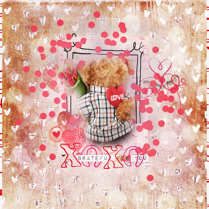 Inspiration Challenge-February-XOXO-My Heart Belongs To You
