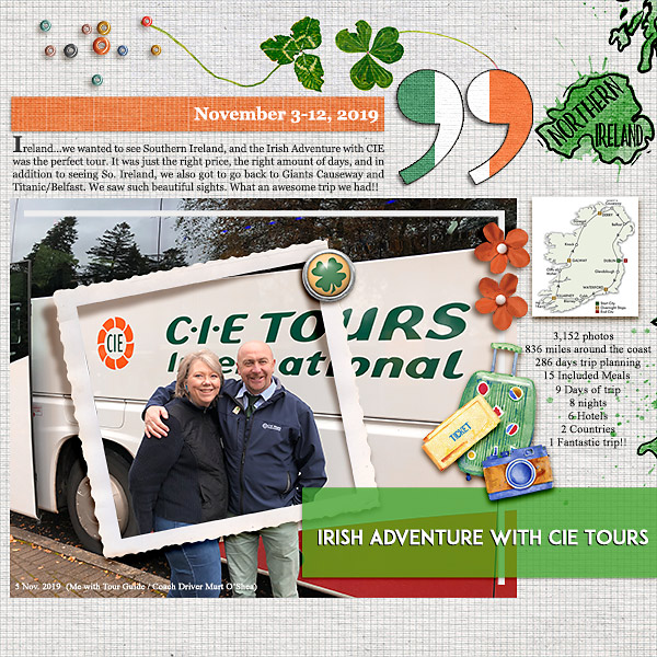 Ireland Vacation (MOC8 Day 13 by the numbers)