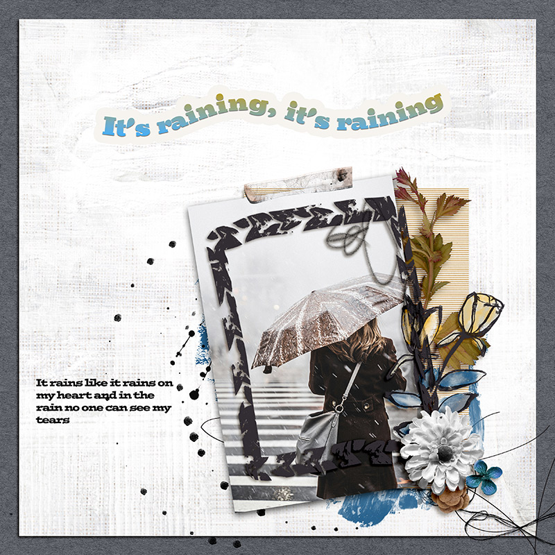 It's raining