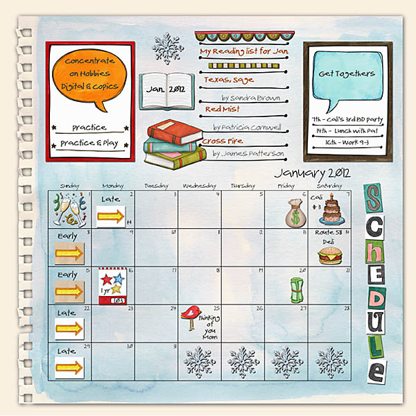 jan2012 schedule