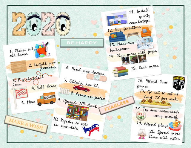 January 11: Vision Board - 2020