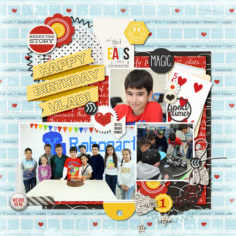 January 13: Filled Template (Template Challenge) - Happy Birthday