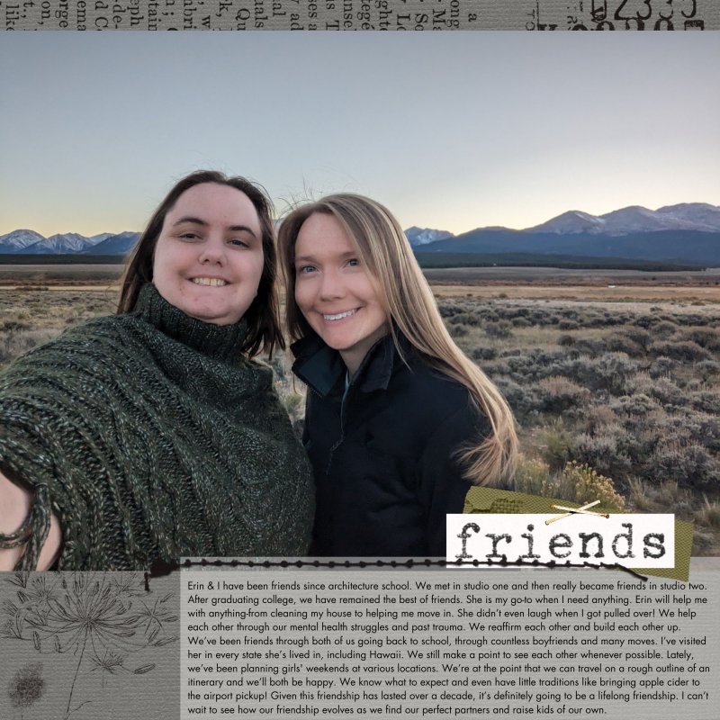 January 14 - Friendships