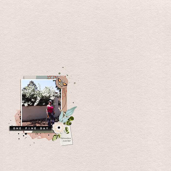 january 15: Clean and simple style