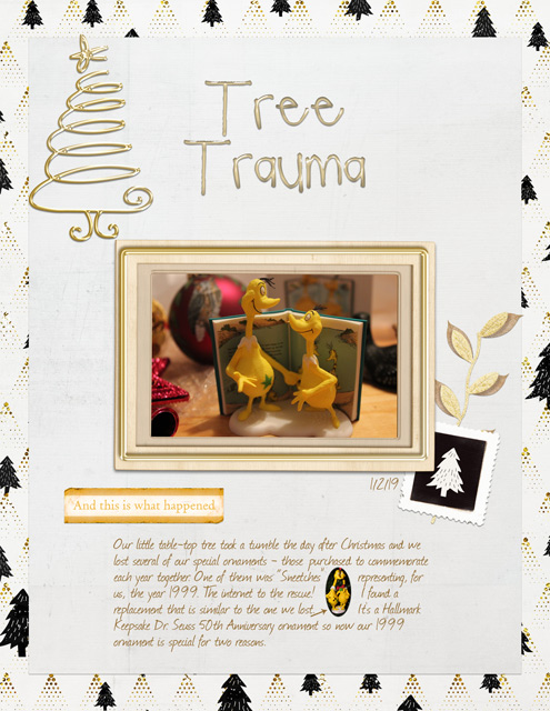 January 2: Photography challenge {shallow depth of field} - Tree Trauma