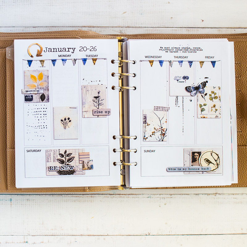 January 20 Planner