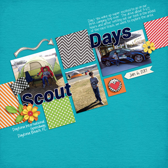 January 2017 Scrapping with Liz Template MIS