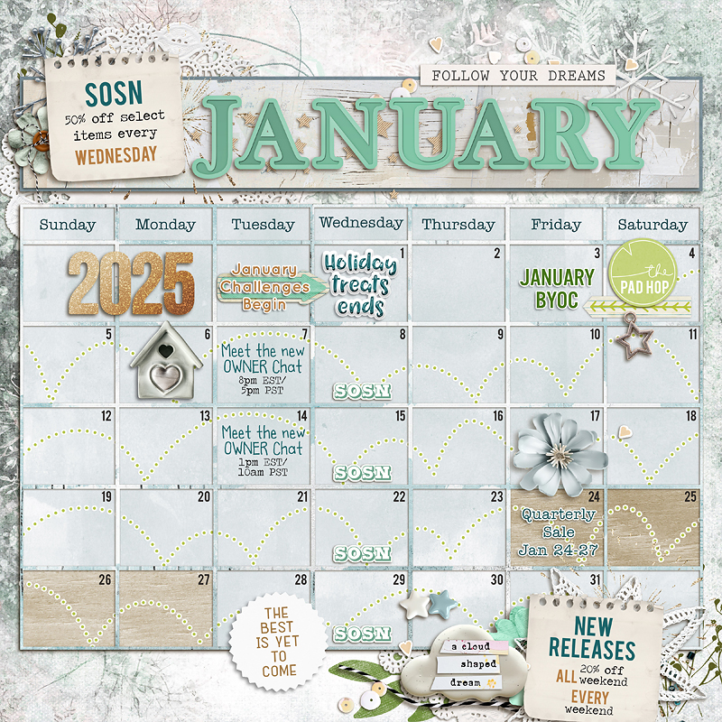 January 2025 Calendar