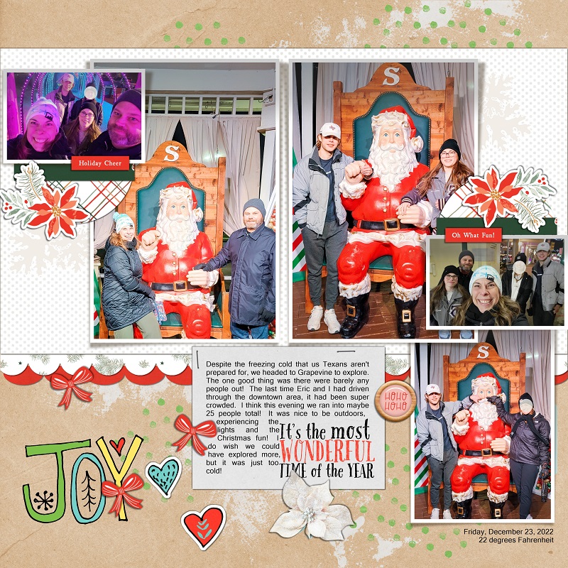 January 23: Filled Template