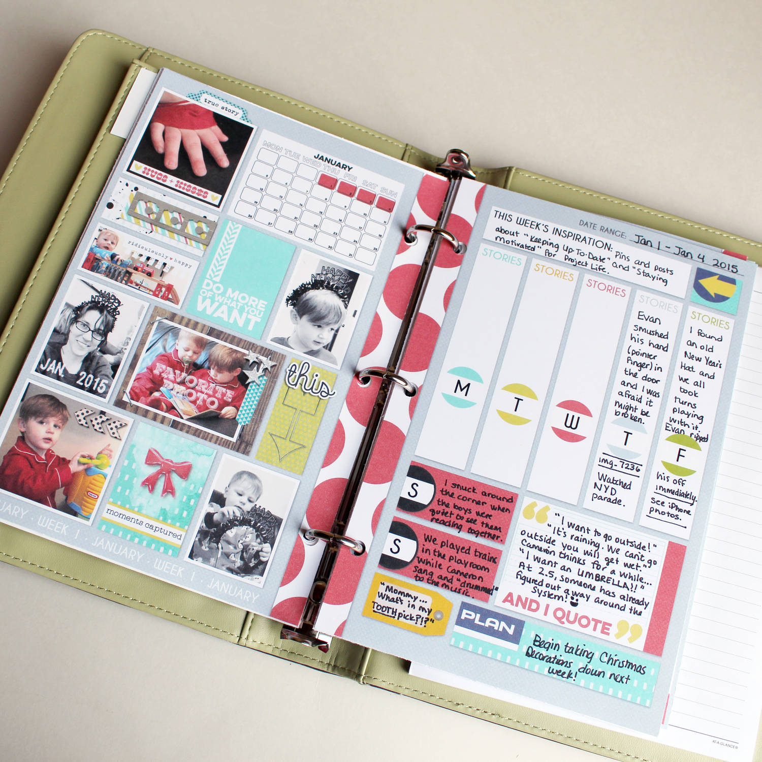 January Planner love - pg 3