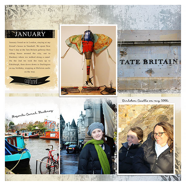 January summary page
