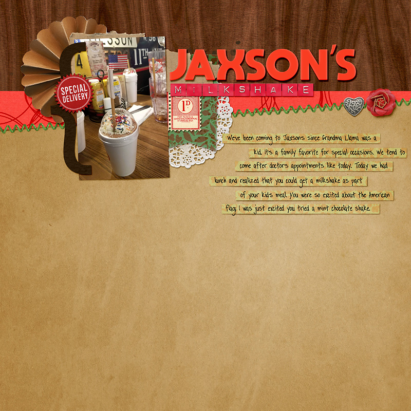 Jaxson's milkshake