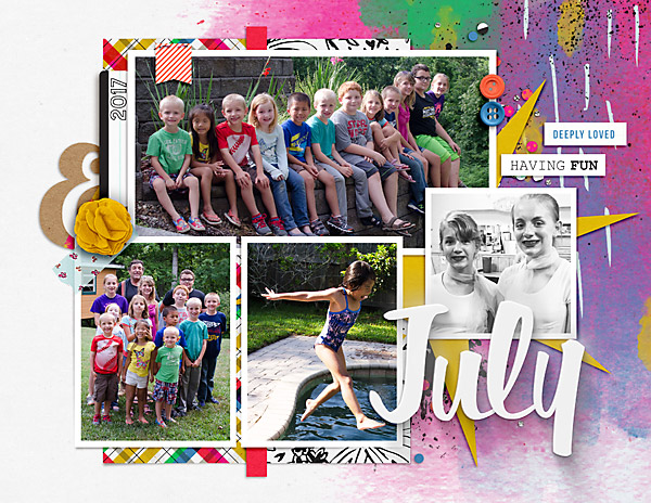 July 2017 Calendar Topper