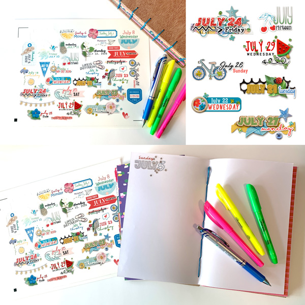 July Sticker Sheet