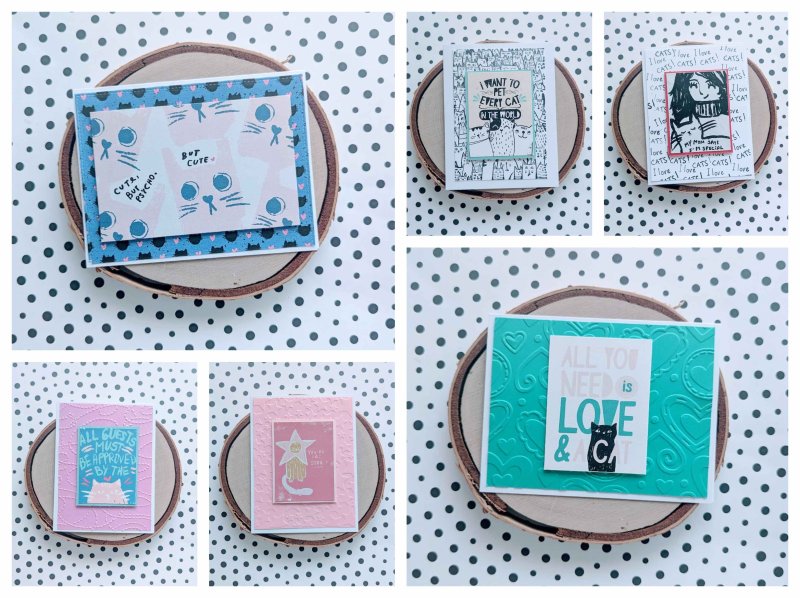 July2025_Hybrid_Little Butterfly Wings - Crazy Cat Lady_Cards
