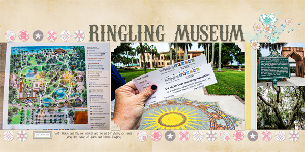 June 2016 Scraplift Challenge - Ringling Museum