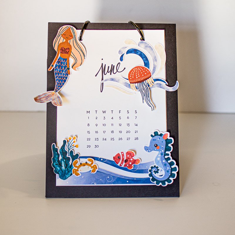 June Flip Calendar