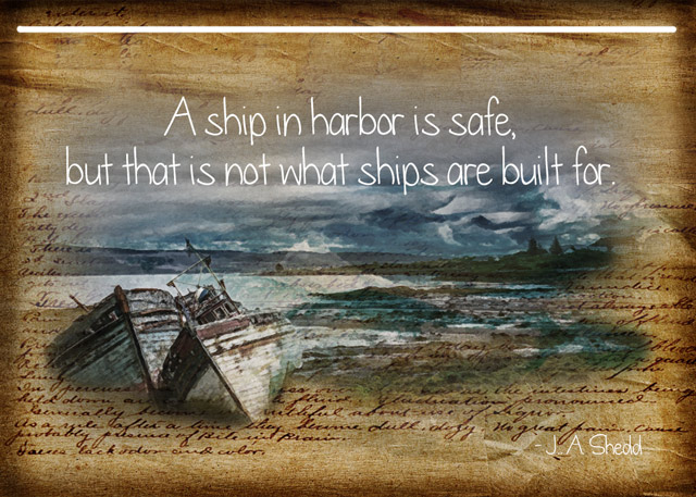 June Monthly Muse - Week 1 - ATC-2017-88-A-Ship-in-Harbor