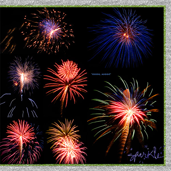 Kennywood Holiday Lights Fireworks, 2017_right