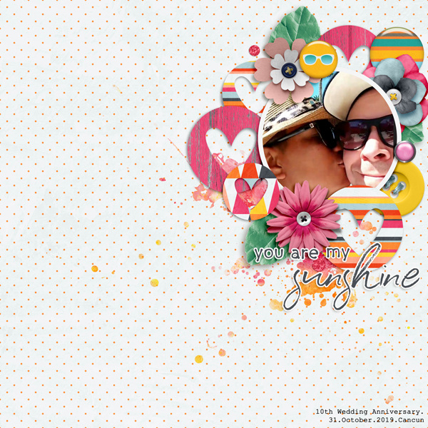 Kim Jensen: Oct 2021 - Wreath - You Are My Sunshine