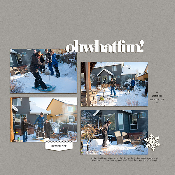Kyle And Friends In Snow