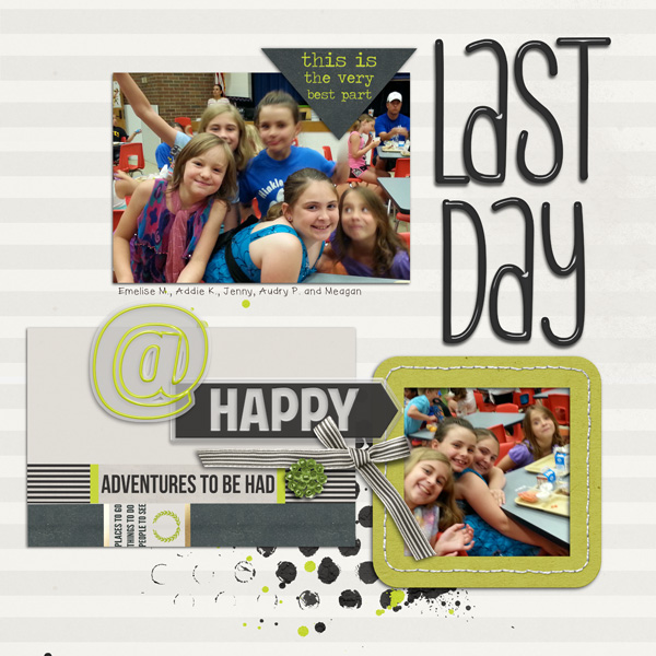 last day of school (left)