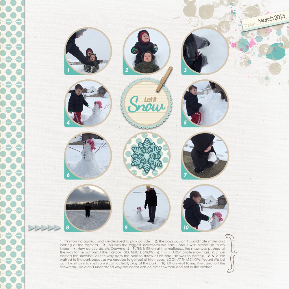 Let it Snow-- July 2015 Template
