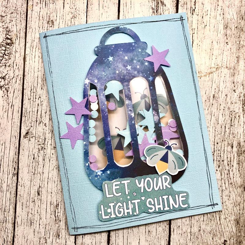Let your light shine - hybrid card