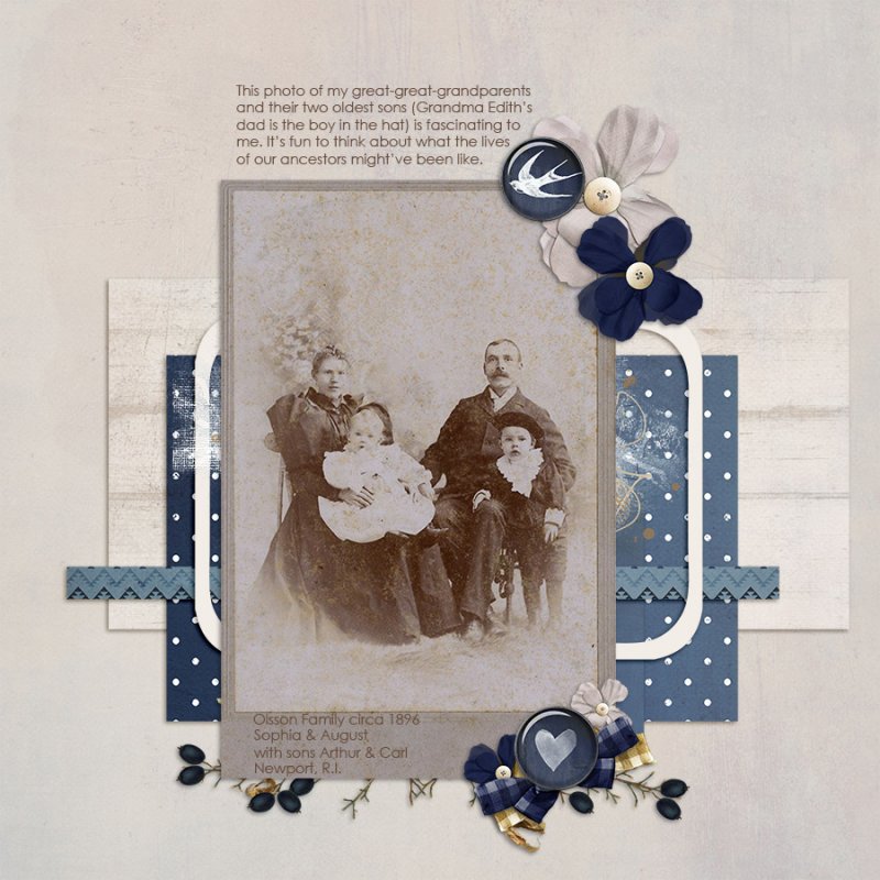 LG July Challenge  - Olsson Family 1896