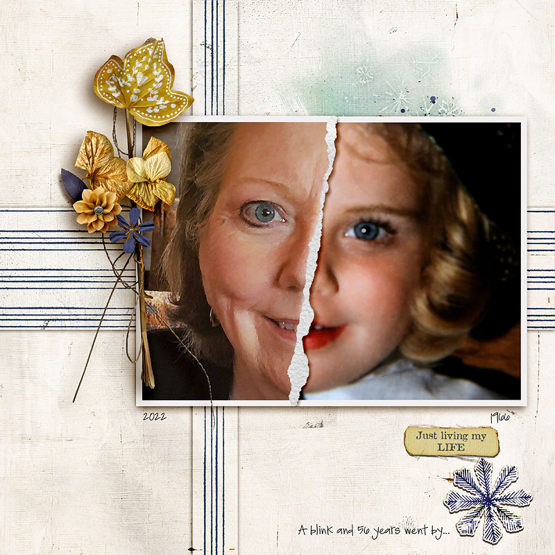 Life in a Blink (MOC12 Day 5 Torn Photo Collage)
