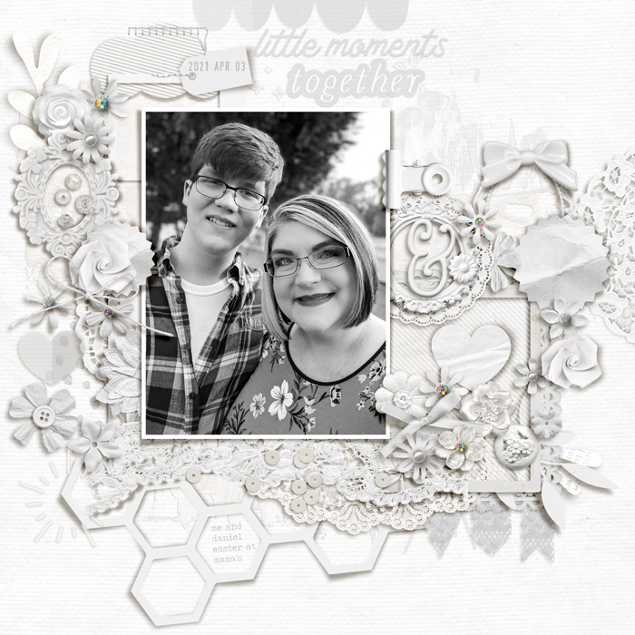 little moments together [MOC10 January 18: All Black or All White with B&W Photo]