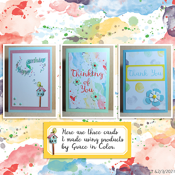 LOD_Grace in Color_3 greeting cards