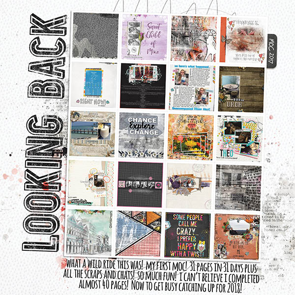 Looking Back - MOC 2018 Jan 7 -  Collage Large Number of Photos