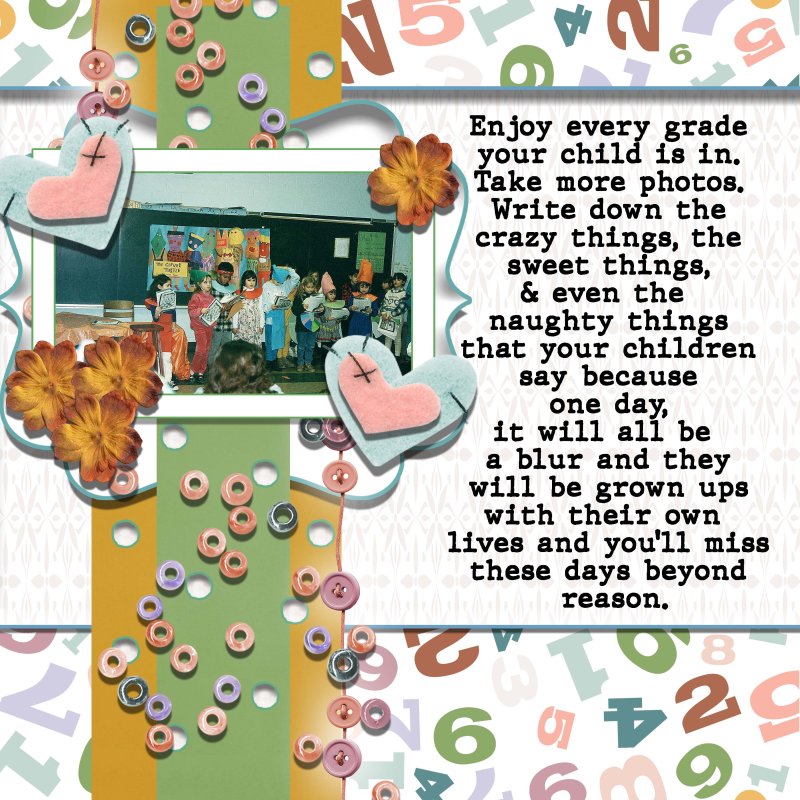 Love Our Designers Snow Kissed Students Grade School Edition