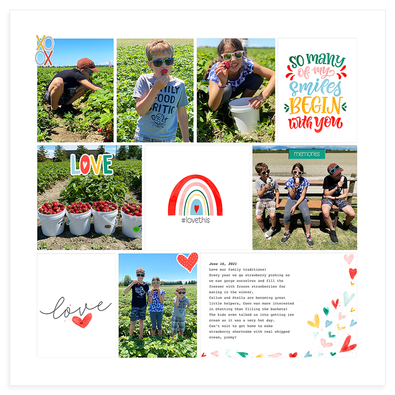 Love this strawberry tradition