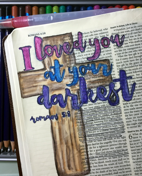 Loved at Darkest Bible Art