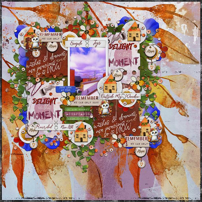Lynn Grieveson-November 2024-Get Creative With Journal Cards Challenge-Outside My Window