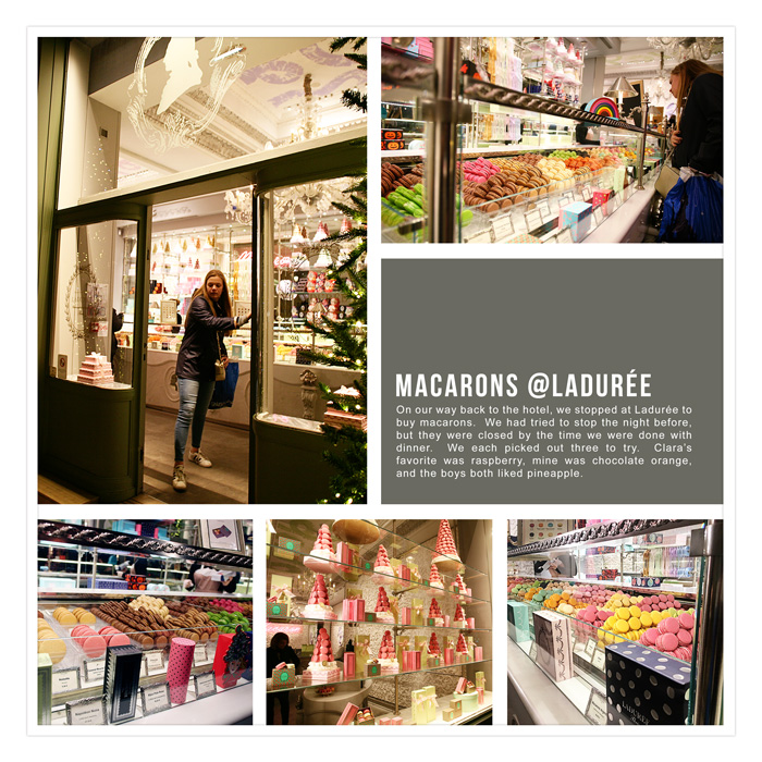 Macarons at Ladurée
