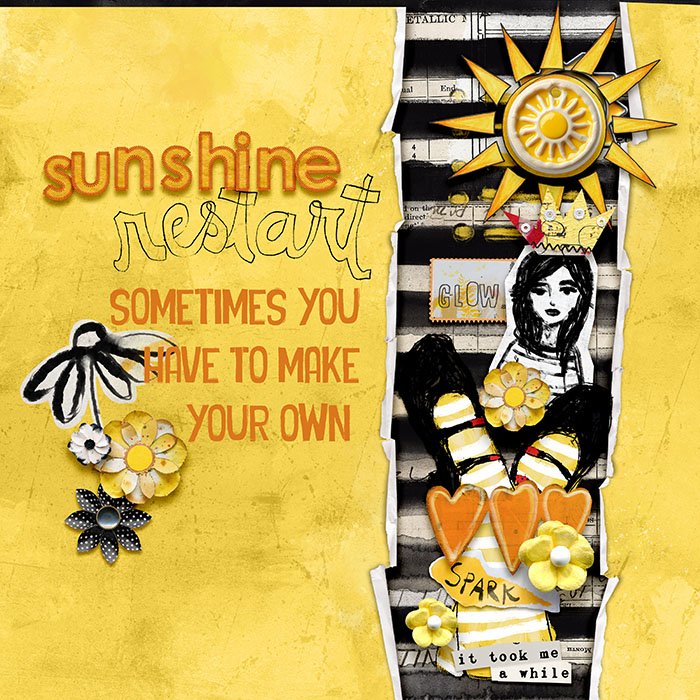make your own sunshine May Scraplift Challenge