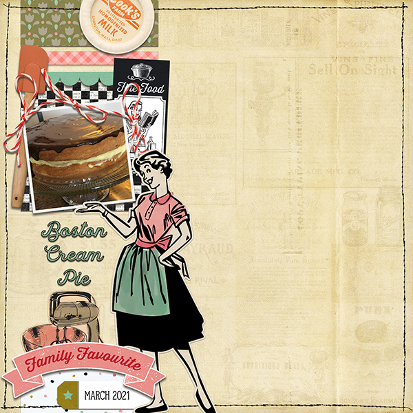 Mar 21 Style Challenge: Boston Cream Pie