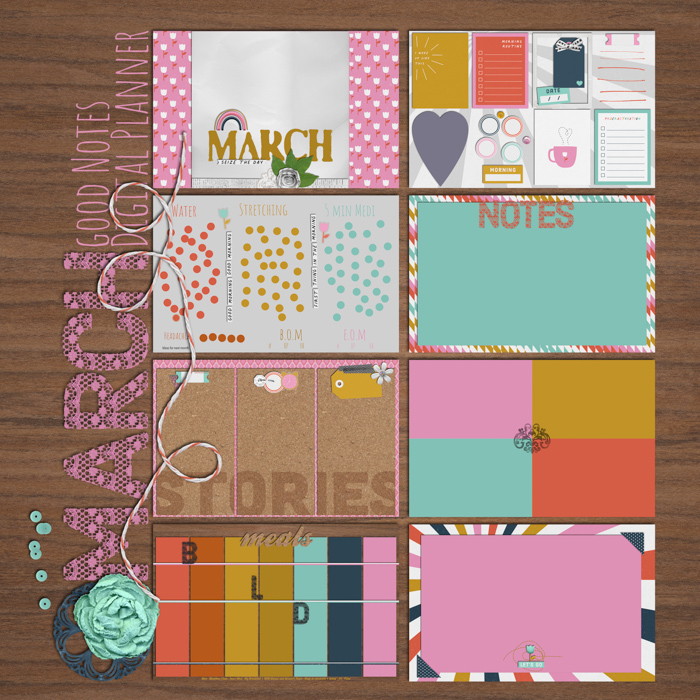 March Digital Planner
