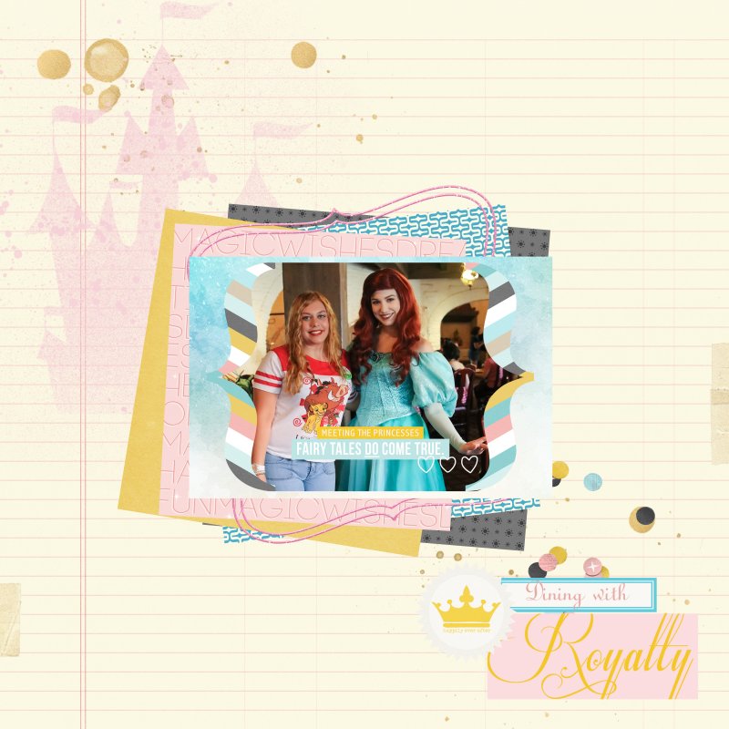 Meeting The Princesses at Akershus... For the Photo Template Challenge