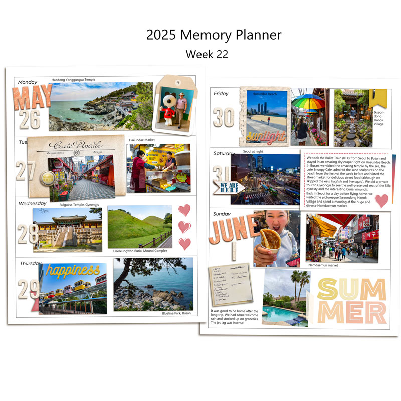 Memory Planner Week 22