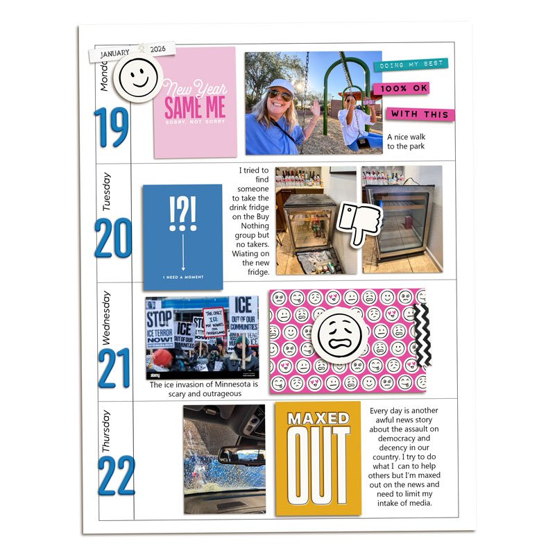Memory Planner Week 4 (left)