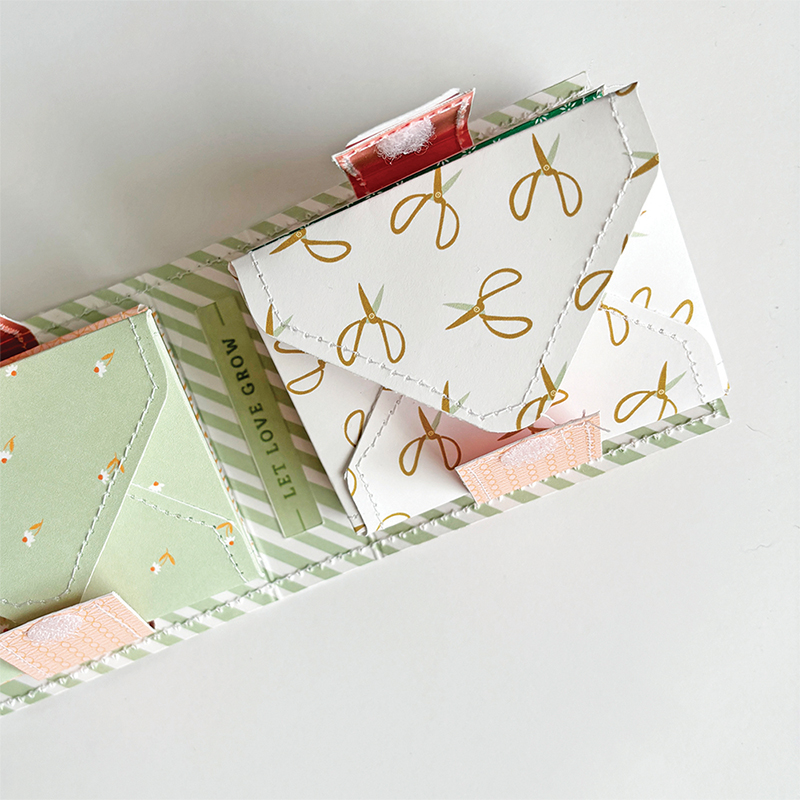 Mini Envelope Album - Garden Helper by Elif Sahin Designs