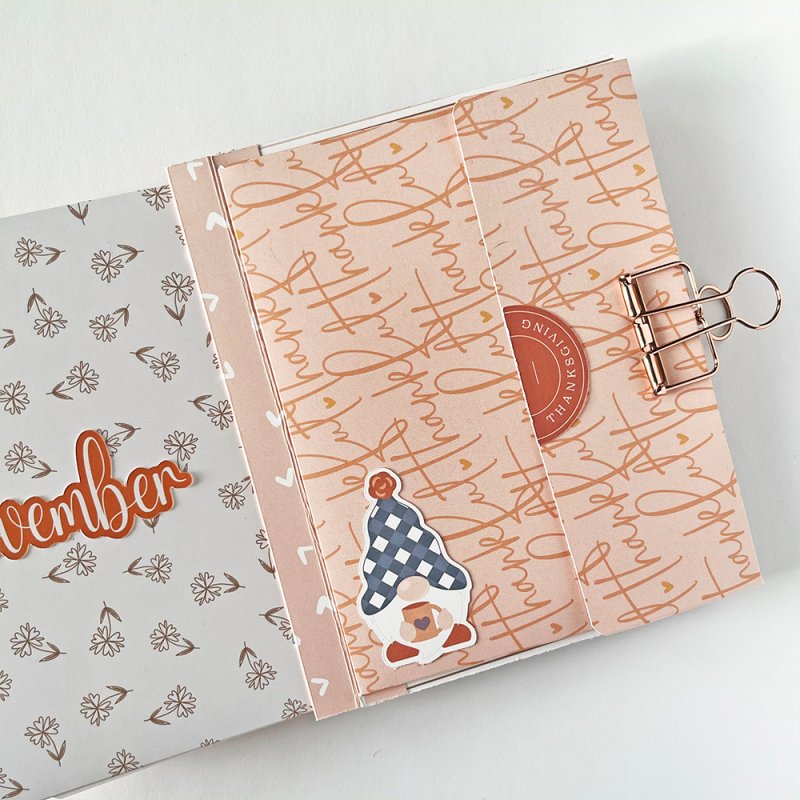Mini Envelope Album using Thankful collection by Dunia Designs